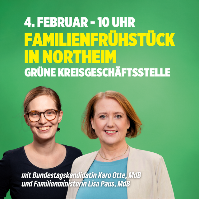 [PM] Einladung: Familienfrühstück mit Bundesfamilienministerin Lisa Paus und Karoline Otte